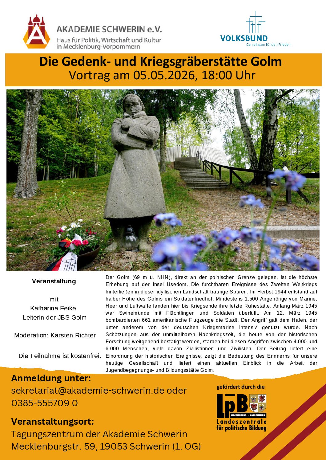 Die Gedenk- und Kriegsgräberstätte Golm