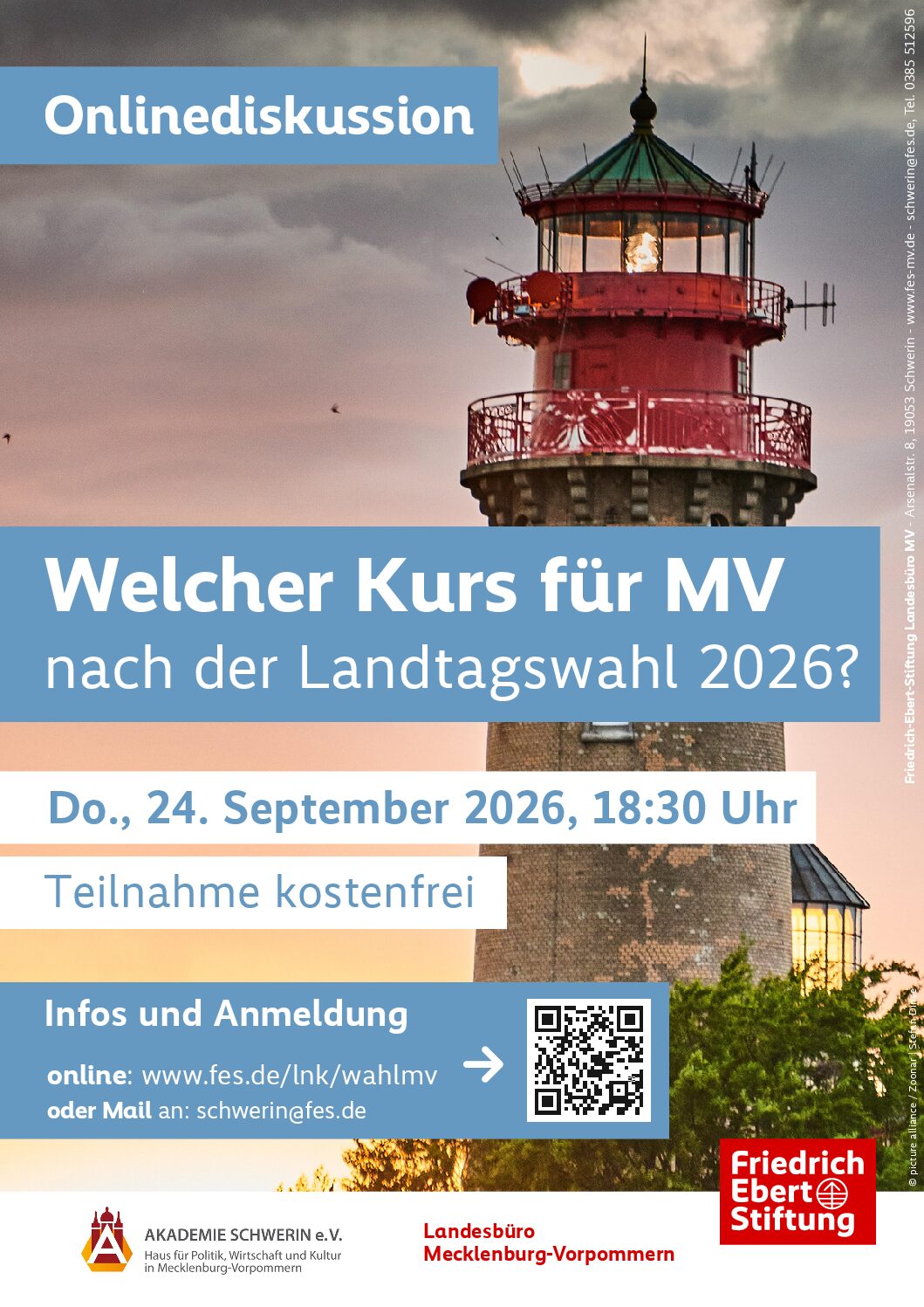 Welcher Kurs für MV nach der Landtagswahl?   Onlinediskussion